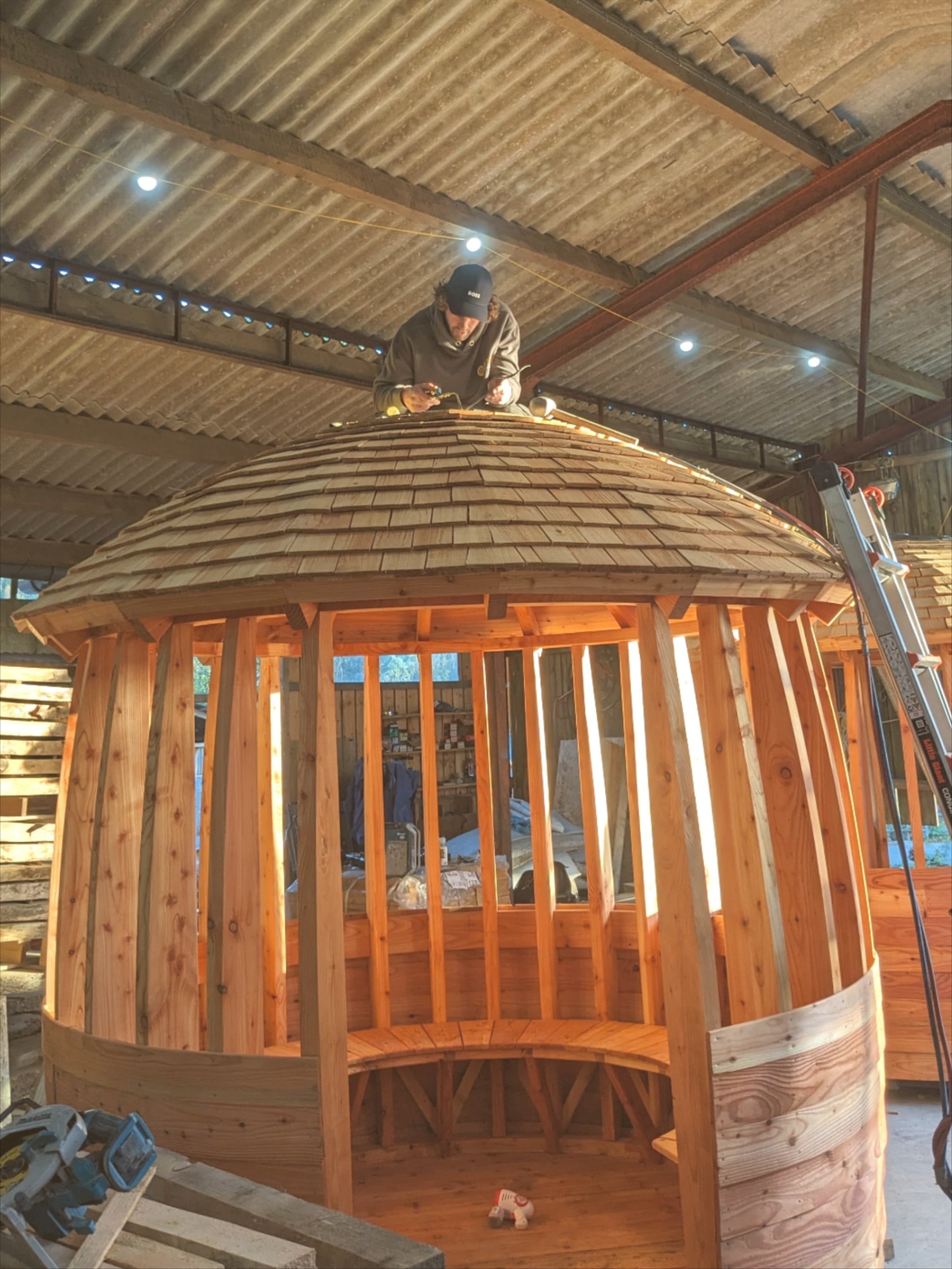 Bespoke handcrafted wooden building
